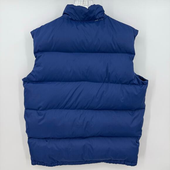 Vintage Sherpa by Crawford House Men's Down Filled Puffer Vest Blue Size Large - Picture 4 of 7